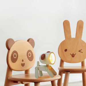Children's Wooden Chair Solid <b>Wood</b> Animal Design <b>Stool</b> For Home Use Kids Furniture - Product Image 2