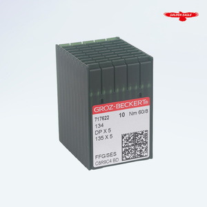 20 Agujas DPX5 Groz-Beckert para Máquina de Coser Industrial de Doble <span class=keywords><strong>Aguja</strong></span> DP*5 134 135X5 SY1955 20:05 <span class=keywords><strong>Punto</strong></span> de Bola - Product Image 6