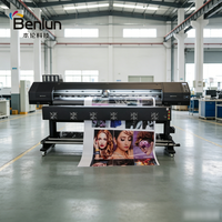 Precio Sorpresa BL 1440USD Impresora de Cabezal Único Benlun 1800/1900 para Tinta Eco-Solvente a Base de Agua, Impresora Automática Rollo a Rollo