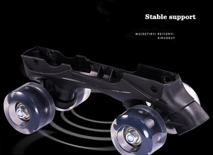 Patins à roulettes ajustables à double rangée pour débutants, <span class=keywords><strong>4</strong></span> <span class=keywords><strong>roues</strong></span>, bonne qualité, meilleure vente - Product Image 5