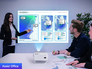 Projecteur LCD LED Magcubic L018NTV avec mise au point automatique et correction automatique de la distorsion trapézoïdale pour cinéma maison, bureau et extérieur - Product Image 6