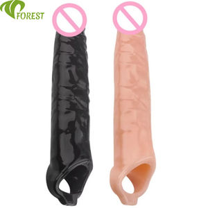 TTFOREST ดิลโด้แบบพกพา กันน้ำ นุ่มพิเศษ ช่วยเพิ่มความยาวและความหนา เพื่อความสุขที่ยิ่งขึ้น สำหรับผู้ชาย - Product Image 1