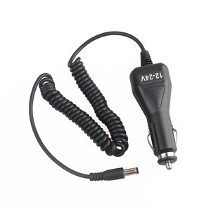 สายชาร์จวิทยุสื่อสารในรถยนต์ 12V 24V อะแดปเตอร์แปลงไฟแบบขดอเนกประสงค์สำหรับอุปกรณ์เสริมวิทยุสื่อสารแบบพกพา - Product Image 1