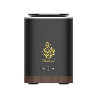 Brûleur d'encens électrique de luxe à LED, diffuseur d'aromathérapie, logo personnalisé, portable, USB, écologique, en métal, style moyen-oriental