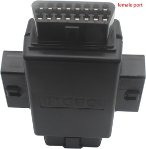 Đầy đủ 16 pin OBD II OBD2 Nam sang nữ <span class=keywords><strong>Adapter</strong></span> 1 đến <span class=keywords><strong>3</strong></span> OBD Cáp Splitter chuyển đổi (1 PC Đen) - Product Image 2