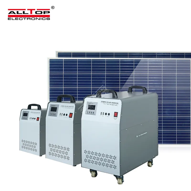 ALLTOP高品質正弦波インバーターソーラーパネルエネルギーシステム300w 500w 1000w 1500wバッテリーバンク用ソーラーパワーシステム