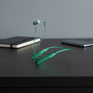 Direct Supply India <b>Wireless</b> for Bluetooth Neckband Sport Earphones LED Battery Noise Cancelling <b>Mic</b> for Running Gym Use - Product Image 3