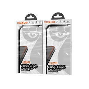 ฟิล์มกระจกนิรภัย MOXOM 3D Air Bag Frame ป้องกันรอยนิ้วมือ สำหรับโทรศัพท์รุ่น X <span class=keywords><strong>XS</strong></span> 11 12 12pro Max 13 - Product Image 2