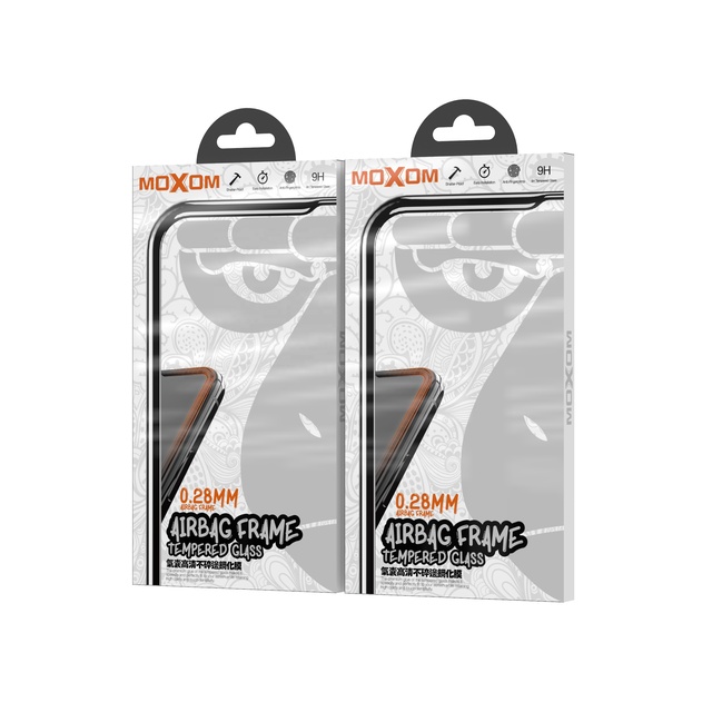 MOXOM 3D 9H Tempered Glass Screen Protector Transparent Privacy Screen Protector for Phone 13 Max