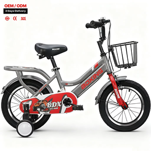 Vélo pour enfants à prix avantageux, 4-10 ans, 12-<span class=keywords><strong>16</strong></span> <span class=keywords><strong>pouces</strong></span>, avec amortisseur, cadre robuste, vélo pour garçon - Product Image 1