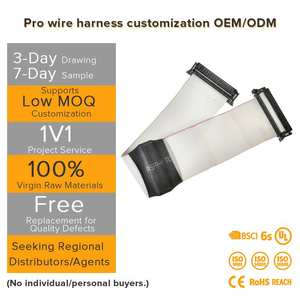 สายไฟฟ้า PVC 4 ขา ขนาด 28 AWG และเครื่องทดสอบรูเสียบสายแบบกลม พร้อมสายริบบิ้น 18 ขา ขนาด 300 มม. ราคาแพ็ตตา - Product Image 3