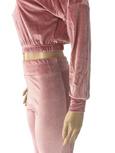 Conjunto de <span class=keywords><strong>Ropa</strong></span> de <span class=keywords><strong>Otoño</strong></span> e <span class=keywords><strong>Invierno</strong></span> para <span class=keywords><strong>Mujer</strong></span>, Sudadera con Capucha de Terciopelo, Conjunto de Dos Piezas con Pantalones, Sudadera con Cierre Personalizada, Pantalones Deportivos, Chándal para <span class=keywords><strong>Mujer</strong></span> - Product Image 6