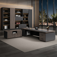 Bureau de direction moderne, confortable et luxueux, de haute qualité, fourni par l'usine, mobilier de bureau gain de place