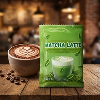 Poudre de matcha latte de qualité supérieure en marque privée, service OEM