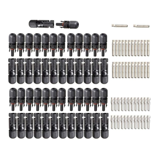 MC Photovoltaic Connector Solar Panel Photovoltaic Connection Cable Connector Waterproof Adapter PPO Material