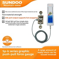 Wenzhou Sandu SP-5 dinamometer Digital tipe S, alat pengukur lengkungan tampilan kekuatan tarik Sensor eksternal tipe-s