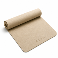 Tapis de yoga pliable en caoutchouc naturel PU écologique de haute qualité 5mm/4mm, antidérapant, pour fitness, vente en gros, OEM, marque privée