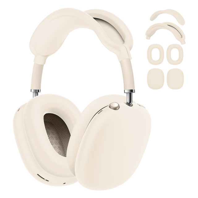 2024 New Silicone Protective Set for Over-Ear Wireless Headphones Includes Headband Cover Ear Pad Covers and Shell All-Round