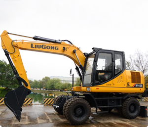 Excavadora de ruedas Liugong W915E original, maquinaria de movimiento de tierras todoterreno confiable para alquiler y venta. - Product Image 1