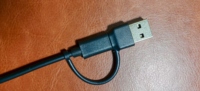 Cable de Carga Múltiple 2 en 1 Tipo C, USB A/C, Carga Rápida, Cobre Puro, Escáner de Código de Barras, Banco de Energía, Impresora, Auriculares para Computadora