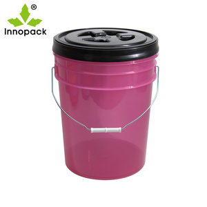 Cubo de plástico transparente para lavado de coches, tapas y filtros gamma de 3,5 galones de China - Product Image 4