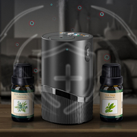 Difusor de Aceites Esenciales Portátil Recargable por USB, Mini Difusor Eléctrico Inalámbrico de Plástico sin Agua para el Hogar y el Automóvil