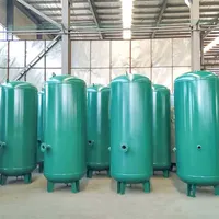 Réservoir de stockage d'air comprimé vertical en acier au carbone Kaishan 3000L 13 bars, bleu, Chine Zhejiang, avec garantie d'un an