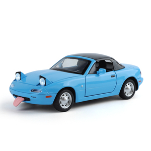 Modellino <span class=keywords><strong>Auto</strong></span> <span class=keywords><strong>Mazda</strong></span> MX-5 Roadster in Scala 1:24 in Lega Pressofusa con Funzione Pull-Back, Luci e Musica, Confezione Regalo Premium - Product Image 3
