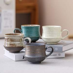 Taza <span class=keywords><strong>de</strong></span> Cerámica Retro y Taza <span class=keywords><strong>de</strong></span> Café con Logotipo Personalizado, Origen China - Product Image 4