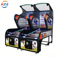 Machine de basket-ball pliable de luxe - équipement de divertissement pour adultes avec fonction de divertissement à monnayeur