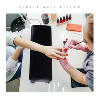 Nouveau repose-main de manucure de style européen en cuir PU, facile à nettoyer, coussin de soutien pour les ongles, support détachable, oreiller de repose-bras pour salon de manucure