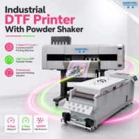 Nueva Impresora DTF HANYING de Formato Ancho de 700 mm con Secador Agitador para Impresión de Prendas de Algodón, Poliéster, Mezclilla y Lona para Pedidos de Producción