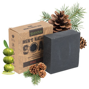 Emballage personnalisé Saveur Organique Naturel Hydratant À La Main Grain Lourd Huile D'olive Goudron De Pin Cèdre Bois De Santal Savon Pour Hommes - Product Image 1