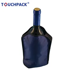 Factory OEM Liquid Gel Wine Bottle Chilling Sleeve Bottle Sleeve Cooler Wine Freezer Bag