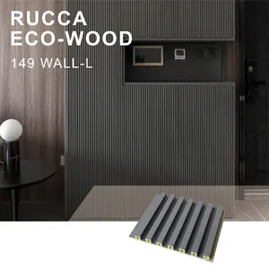 RUCCA – panneau mural creux en bois de couleur blanche pour maison de luxe, panneau en Composite de bois, intérieur et extérieur, 149x13mm