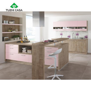 TUZHI CASA Armoire de cuisine moderne modulaire <span class=keywords><strong>extra</strong></span> large avec tiroir panier plinthe en Éthiopie - Product Image 6