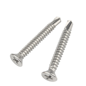สกรูเจาะยึดหัวจม เกลียวเมตริก M4 เหล็กกล้าคาร์บอน ชุบสังกะสี สำหรับหลังคาโลหะ - Product Image 3