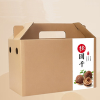Caja de Regalo de Papel Corrugado Protectora para Frutas con Logotipo Personalizado, Caja de Regalo para Miel, Frutas, Cerezas, Pomelos y Manzanas
