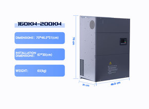VOLTIQUE 6000 ซีรีส์ ตัวแปลงความถี่ 3 เฟส 380V 160kW พร้อมระบบควบคุมสำหรับมอเตอร์ AC คอมเพรสเซอร์ และการใช้งานในอุตสาหกรรม IP20 - Product Image 4