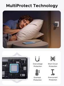 Chargeur USB C UGREEN 45W (technologie GaN) <span class=keywords><strong>PPS</strong></span> 3 ports, chargeur super rapide, noir mat, bloc de chargeur mural pour Galaxy S25/S24 Ultra - Product Image 5