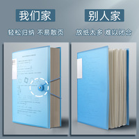 Carpeta Transparente A4 para Documentos, Certificados, Exámenes, Almacenamiento de Papeles Escolares, Álbum de Arte Estudiantil, Colección de Pruebas de Embarazo en Colores Pastel