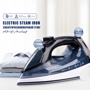 Plancha Eléctrica de 2200W con Función de Vapor Continuo, Placa de Cerámica, Tanque de Agua de 320 ml, Cable de 1.5 m, Garantía de 1 Año, Estándar Estadounidense de 110V, para Uso Doméstico - Product Image 4