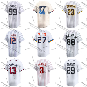 Camiseta de béisbol americana cosida de alta calidad barata Acuna Jr. Robert Jr. Skubal Ohtani Judge Softball Camisetas de béisbol - Product Image 1