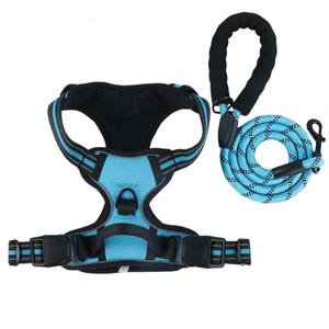 Wholesale Custom Adjustable Nylon <b>Reflective</b> Pet <b>Dog</b> <b>Harness</b> and Leash Set No Pull Luxury Small Medium Large Pet <b>Dog</b> <b>Harness</b> - Product Image 3
