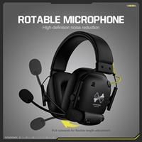 Casque de jeu ONIKUMA GT888 4 modes, 5.3 2.4G, faible latence, haut-parleur 50 mm, casque supra-auriculaire RGB avec micro à réduction de bruit