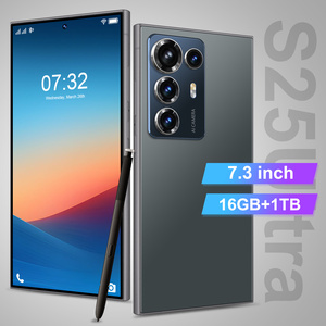 Original S25 Ultra 5 gam <span class=keywords><strong>Android</strong></span> điện thoại với 7.3 inch HD màn hình <span class=keywords><strong>MTK</strong></span> Bộ vi xử lý mở khóa thông minh các tính năng nhận dạng khuôn mặt - Product Image 1