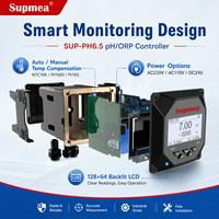 Contrôleur ORP en ligne de fournisseur chinois, résolution 0,01 pH, pH-mètre numérique LCD avec RS485 Modbus pour le traitement des eaux industrielles