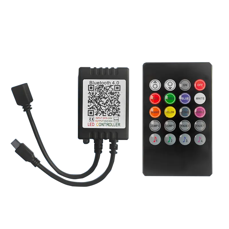 20-key music controller led controller rgb colorful light bar mobile phone APP controller For 5050 2835 rgb LED Strip Lights