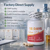 Capsules Détox Digestives Gestion du Ventre Marque Privée Fibres Amincissantes Extraits Herbacés Bénéfices Détoxifiants Adultes 30 Comprimés