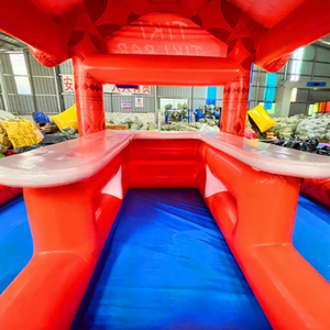 Bar Gonfiabile Commerciale per Feste Estive <span class=keywords><strong>in</strong></span> Giardino con Piscina e Tavolo, Adatto per Adulti e Bambini per Intrattenimento e Svago - Product Image 4